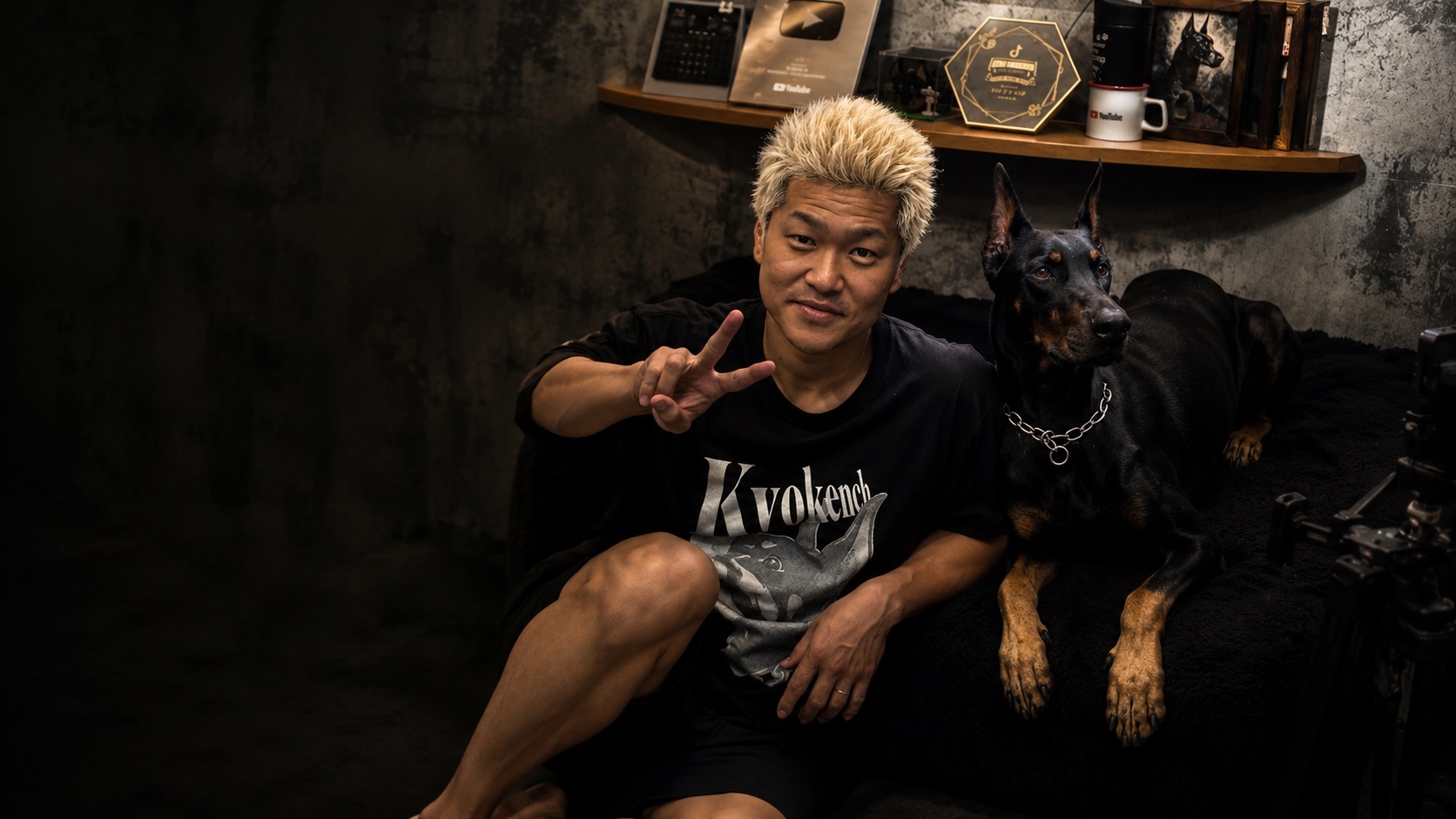 KYOKENCH とドーベルマン ベル